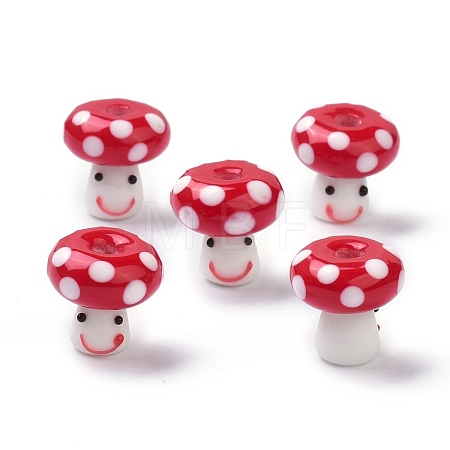 Handmade Lampwork Beads GLAA-K041-01D-1