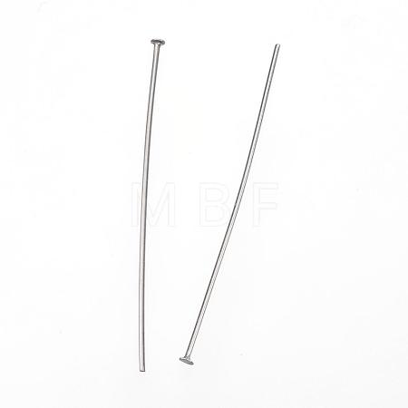Tarnish Resistant 304 Stainless Steel Flat Head Pins STAS-D448-A-013P-1