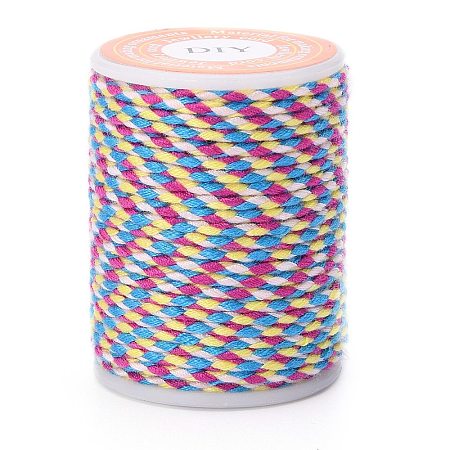 4-Ply Polycotton Cord with Metallic Thread X1-OCOR-Z003-D42-1