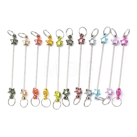 Iron Beadable Keychain Bar IFIN-F164-03-1