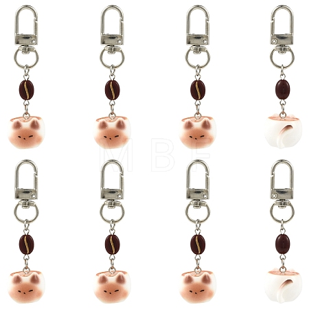 Acrylic & Resin Pendant Decorations HJEW-YW00349-1