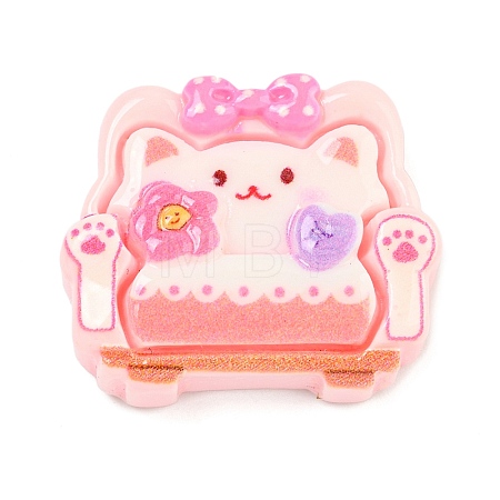 Bedroom Theme Opaque Resin Animal Furniture Decoden Cabochons RESI-M042-02B-1
