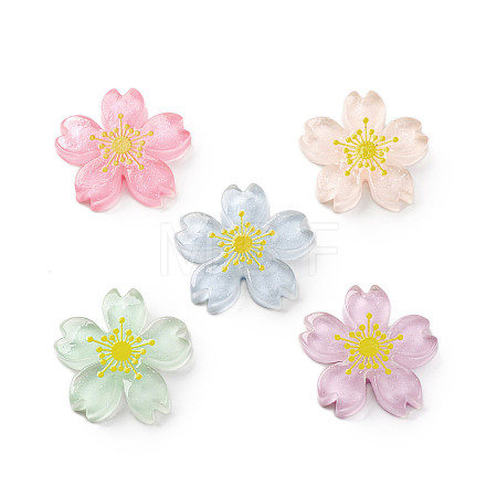 Opaque Resin Cabochons RESI-R455-01I-1