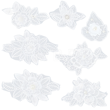 14Pcs 7 Styles Polyester Sewing Decorate DIY-CY0003-27-1