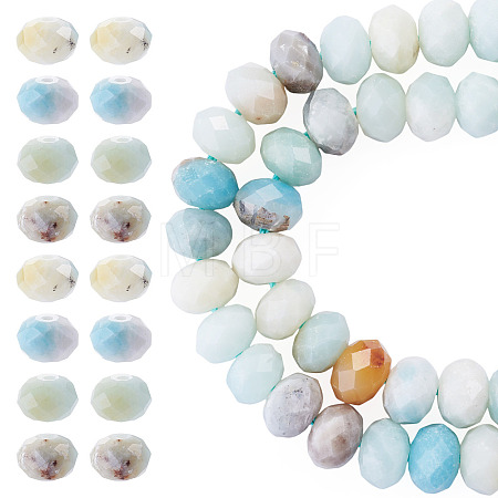 1 Strand Natural Flower Amazonite Beads Strands G-TA0003-26A-1