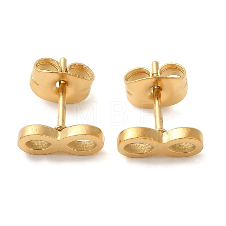 304 Stainless Steel Stud Earrings EJEW-I311-01B-G-1