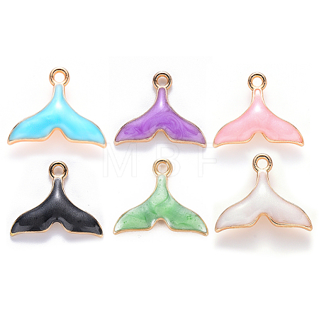Alloy Enamel Pendants ENAM-S121-060-1