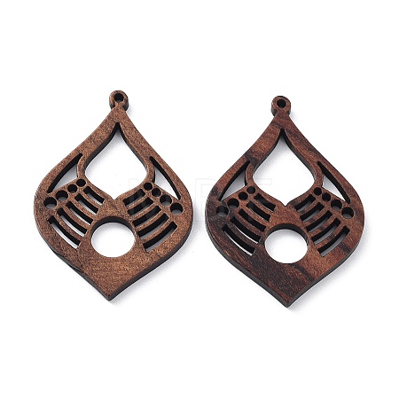 Walnut Wood Laser Cut Pendants WOOD-Q051-04D-1
