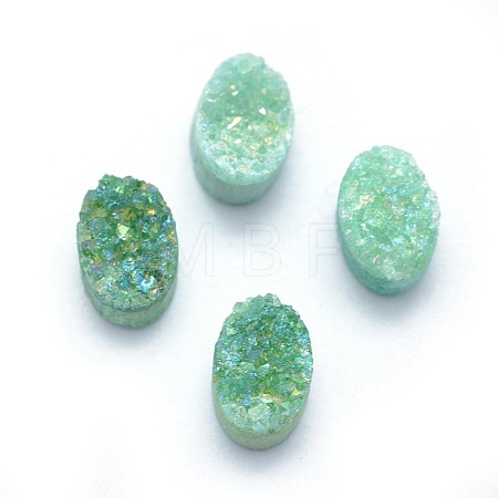 Natural Druzy Quartz Cabochons G-P382-N02-1