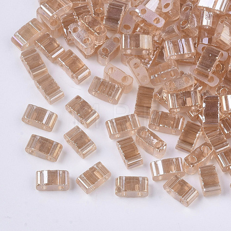 2-Hole Glass Seed Beads SEED-S023-36B-01-1