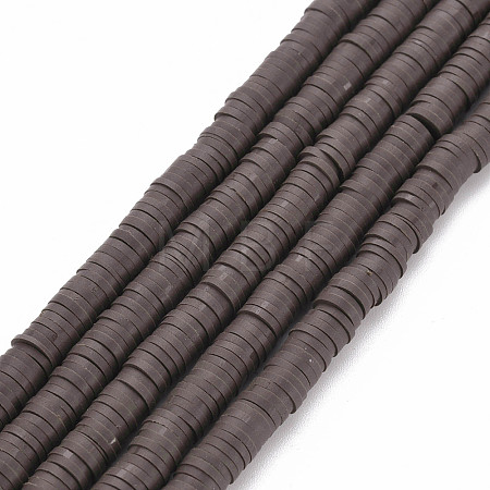 Handmade Polymer Clay Bead Strands CLAY-T002-6mm-40-1