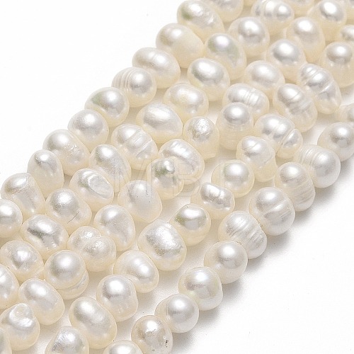 Natural Cultured Freshwater Pearl Beads Strands PEAR-F018-17D-01-1