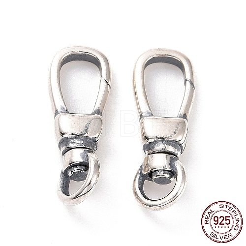 925 Sterling Silver Swivel Clasps STER-D036-07AS-1