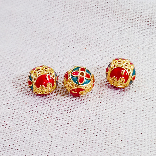 Brass Enamel Beads PW23030800988-1