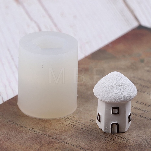 House DIY Candle Silicone Molds DIY-M031-58-1