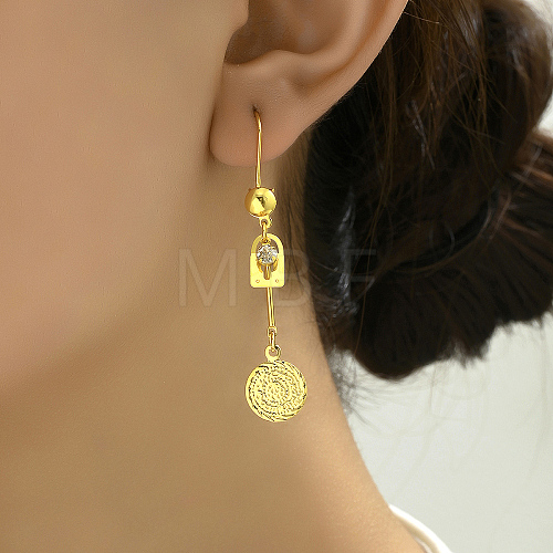 Fashionable Classic Tassel Brass Earrings with High-end Feel WK4079-1