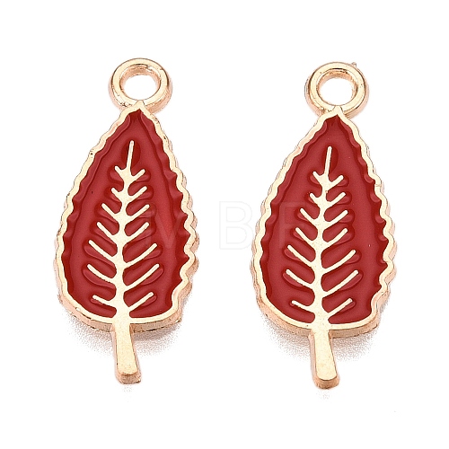 Thanksgiving Day Theme Alloy Enamel Pendants ENAM-T020-35P-1