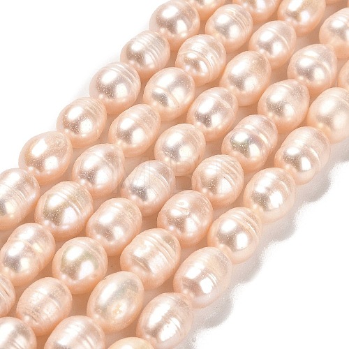 Natural Cultured Freshwater Pearl Beads Strands PEAR-E016-121-1