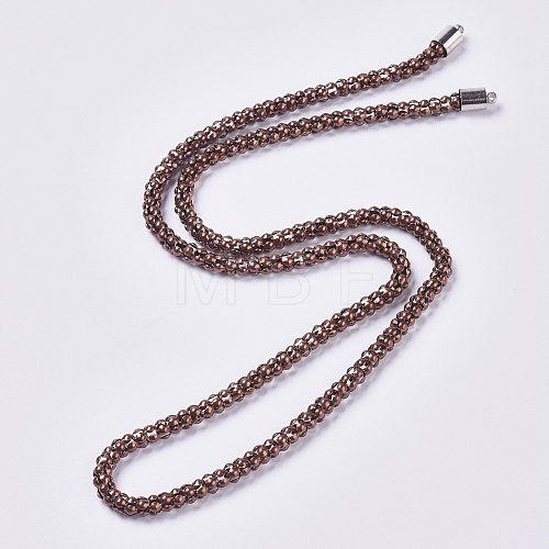 Iron Popcorn Chain Necklaces Making AJEW-PH00757-02-1
