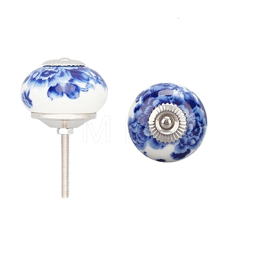 Printing Porcelain Drawer Knobs FIND-WH0066-04C-1