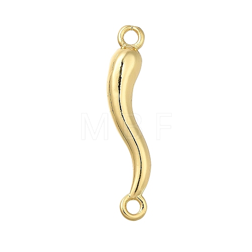 Brass Horn of Plenty Connector Charms KK-V002-20G-1