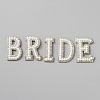 Word BRIDE Iron on Appliques PATC-WH0001-87A-1