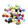 Opaque Baking Paint Acrylic Beads OACR-B051-05-1