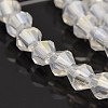 Faceted Bicone Electroplate Glass Beads Strands X-EGLA-P016-4mm-AB01-3