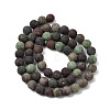 Natural Green Opal Beads Strands G-H045-A03-8MM-01-3
