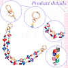 1Pc Acrylic Heart & Apple Bead Bag Decorative Chains HJEW-SC0003-34-7
