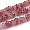 Natural Strawberry Quartz Beads Strands X-G-G841-B04-1