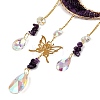 Natural Amethyst Chips Moon Crystal Suncatcher RN-T001-01A-3