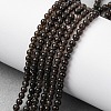 Natural Smoky Quartz Beads Strands G-Z116-A03-3mm-1