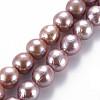 Natural Keshi Pearl Beads Strands PEAR-S020-L09-2