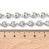304 Stainless Steel Heart Link Chain Necklaces SA-CBA2696-01P-5