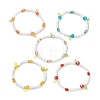 Transparent Acrylic Charm Bracelets BJEW-MZ00335-2