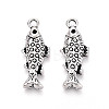 Tibetan Style Alloy Pendants TIBEP-T053-07AS-1