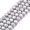 Electroplate Glass Beads Strands LS-EGLA-A044-P8mm-A19-1