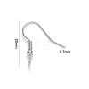 304 Stainless Steel Earring Hooks X-STAS-S111-003-3