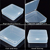 Polypropylene(PP) Plastic Boxes CON-WH0068-43B-4
