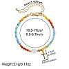 Brass Charm Bracelets FR9863-4