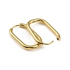 Ion Plating(IP) 304 Stainless Steel Oval Hoop Earrings EJEW-M218-02B-G-2