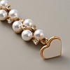 Pearl Plastic Beads Phone Case Chain Strap AJEW-WH0041-63G-3