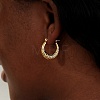 304 Stainless Steel Hoop Earrings IO9179-2-2