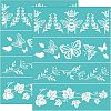 Self-Adhesive Silk Screen Printing Stencil DIY-WH0338-047-1