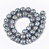 Electroplate Glass Beads Strands EGLA-S177-09A-04-2