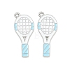 Tennis Alloy Enamel Pendants AL-CBA292F-02N-P-1