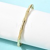 Bamboo Brass Hinged Bangles for Women BJEW-H639-05B-G-3