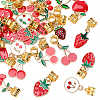 30Pcs Alloy Enamel European Dangle Charms PALLOY-BM00017-1
