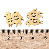 201 Stainless Steel Pendants STAS-F337-04G-3